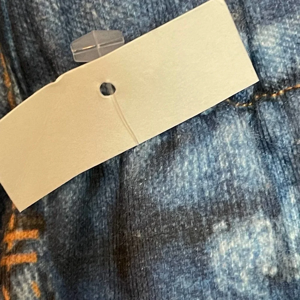 Wit & Wisdom High Waist French Terry Pants Blev-Blue Vintage Women's Size S NWT - Picture 10 of 12